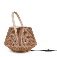 TISCHLAMPE Cisco Tl - Naturfarben, Holz (31.5/31.5/22.5cm) - Paco Home
