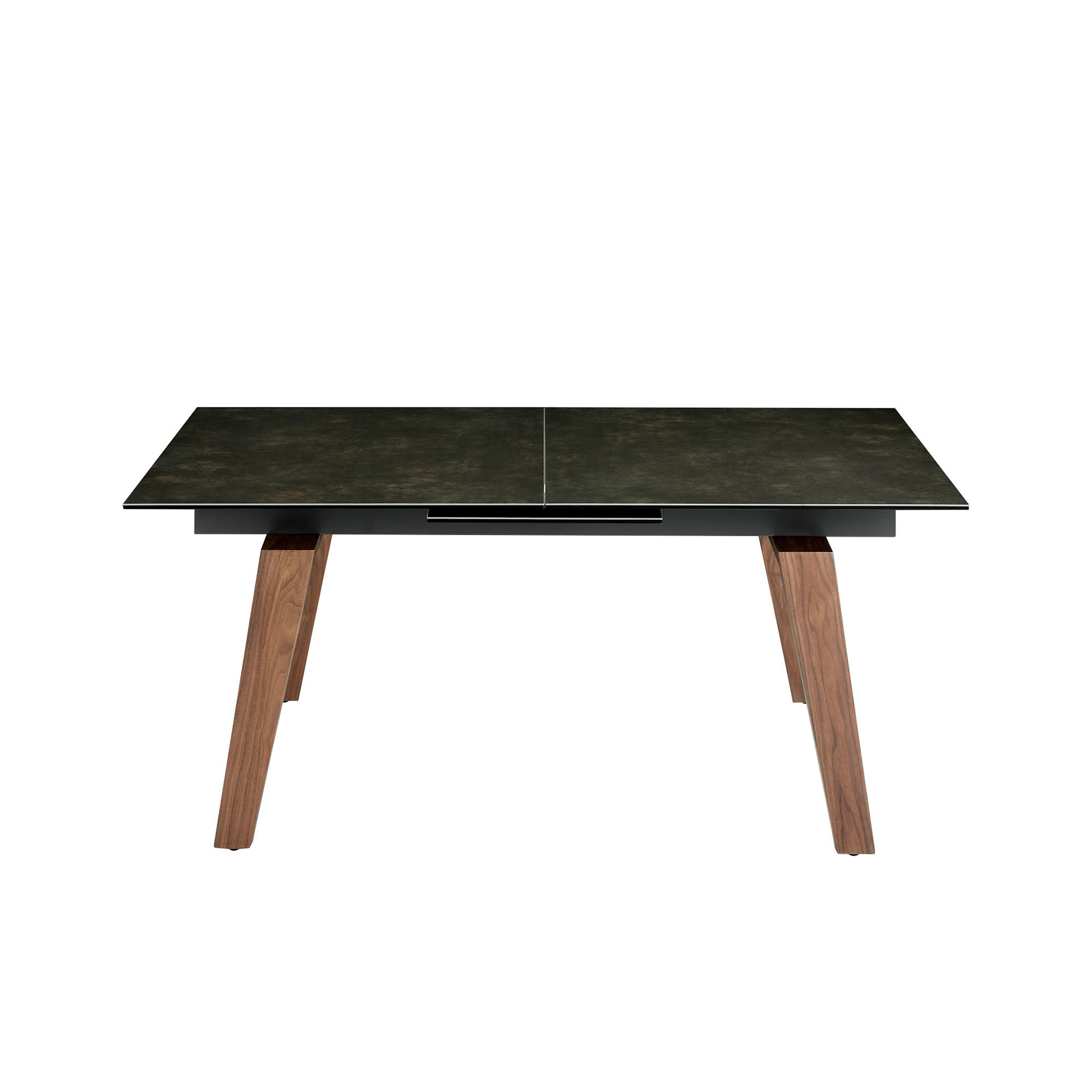 ESSTISCH Rechteckig Walnuss Schwarz 180/90/75 cm - Walnussfarben/Schwarz, Stein (90/180/75cm) - ANGEL CERDA