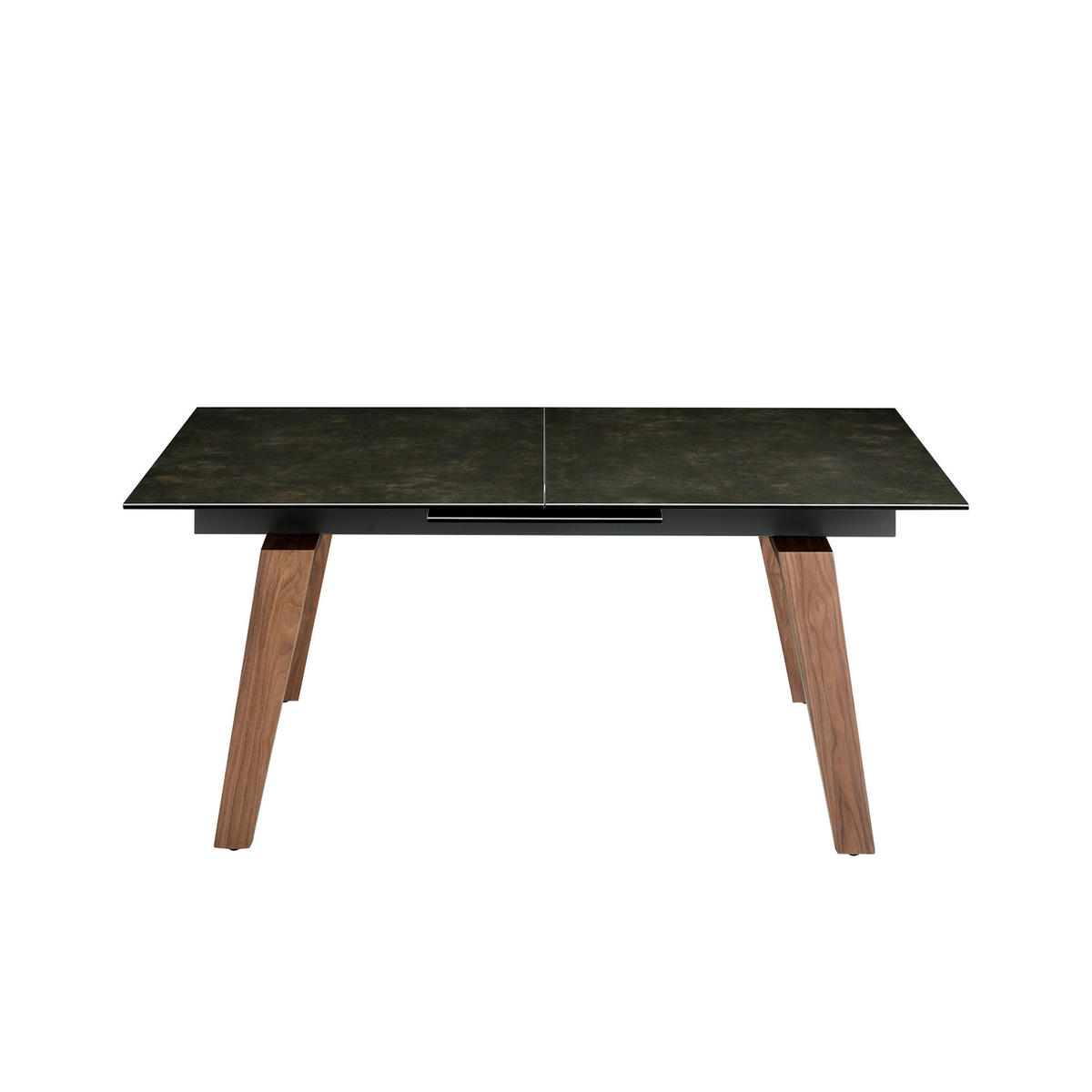 ESSTISCH Rechteckig Walnuss Schwarz 180/90/75 cm - Walnussfarben/Schwarz, Stein (90/180/75cm) - ANGEL CERDA