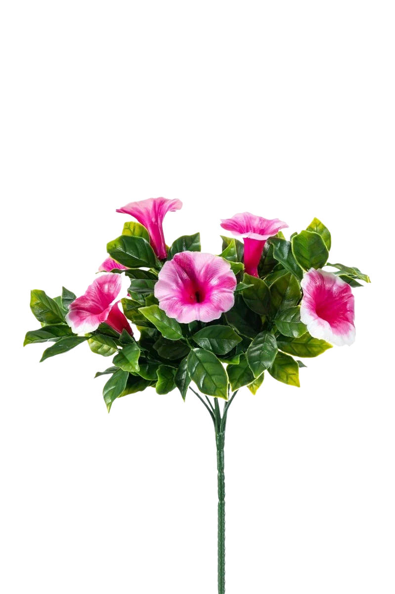 KUNSTPFLANZE Künstliche Petunie - Pablo 27 cm - Pink, Kunststoff (27cm) - Emerald