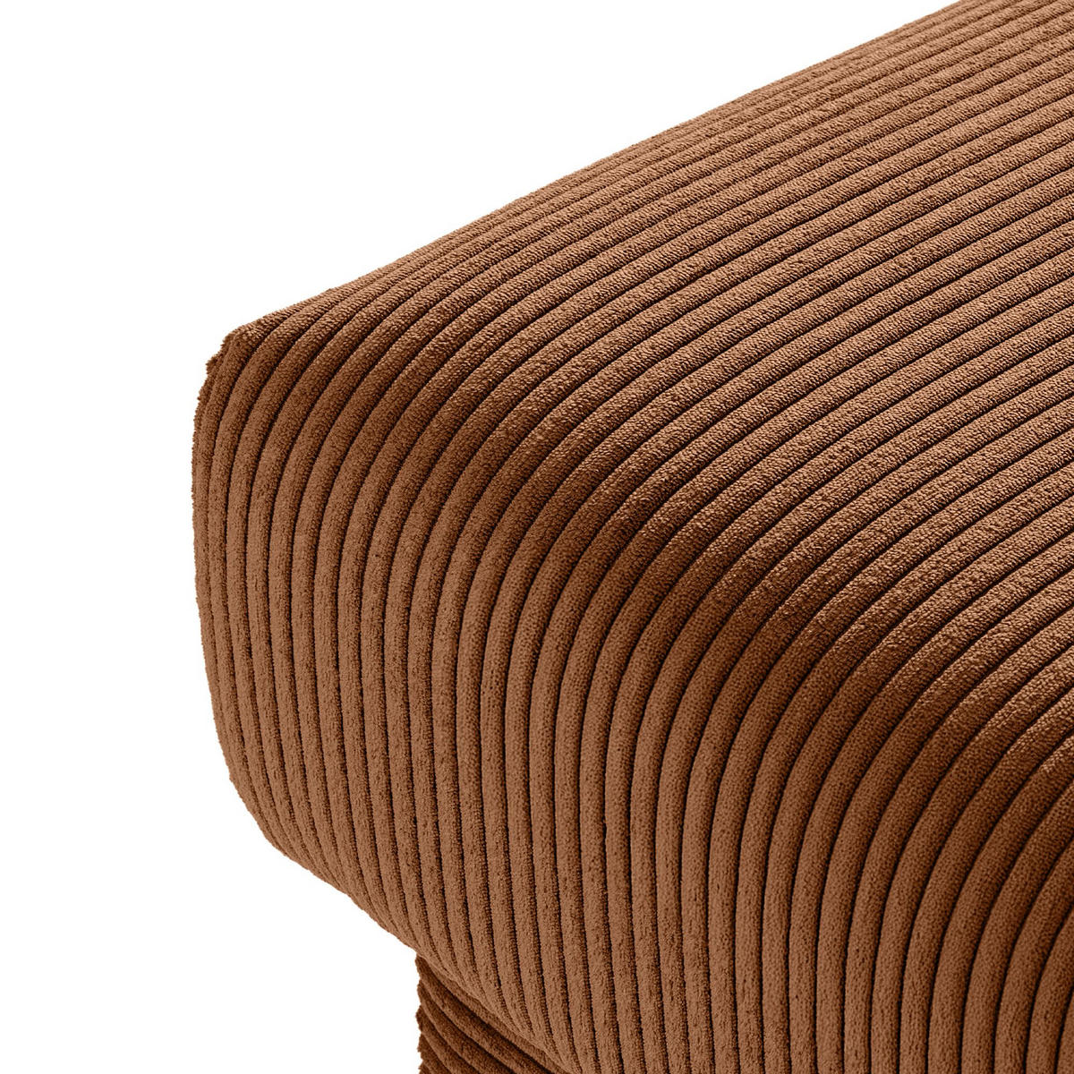 HOCKER GUSTAVO II, Rostbraun - Rotbraun/Braun, Holz/Holzwerkstoff (92/49/92cm) - KONSIMO®