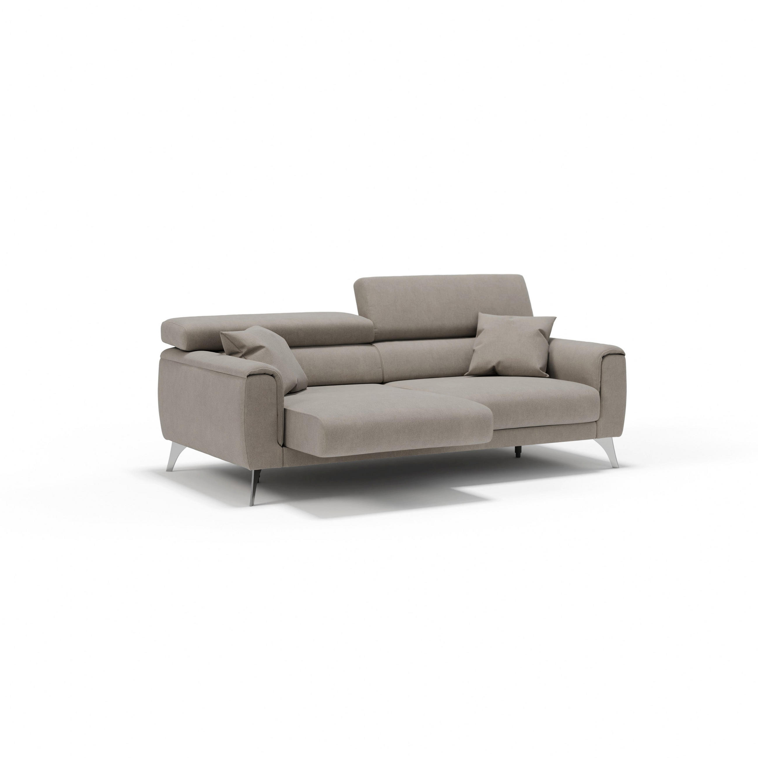 Divani.store Linearsofa Beige 169x73x102 cm
