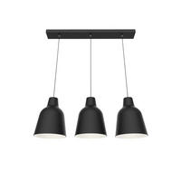 HÄNGELEUCHTE - Schwarz, Metall (17/70/22cm) - Lumicom