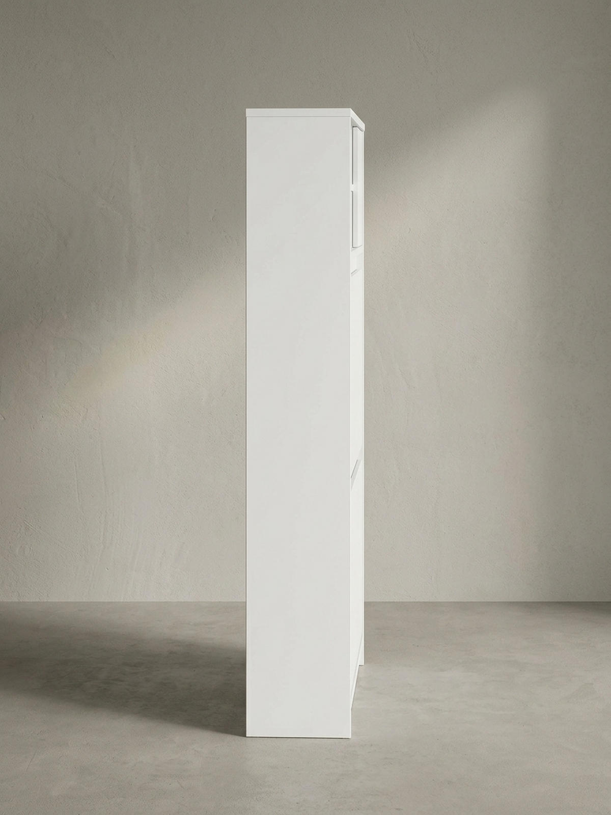 SCHUHSCHRANK – Weiß, 71x110x24 cm, Schuhkipper geschlossen, mit Ablage - Weiß, Metall (71/110/24cm) - KADIMA DESIGN