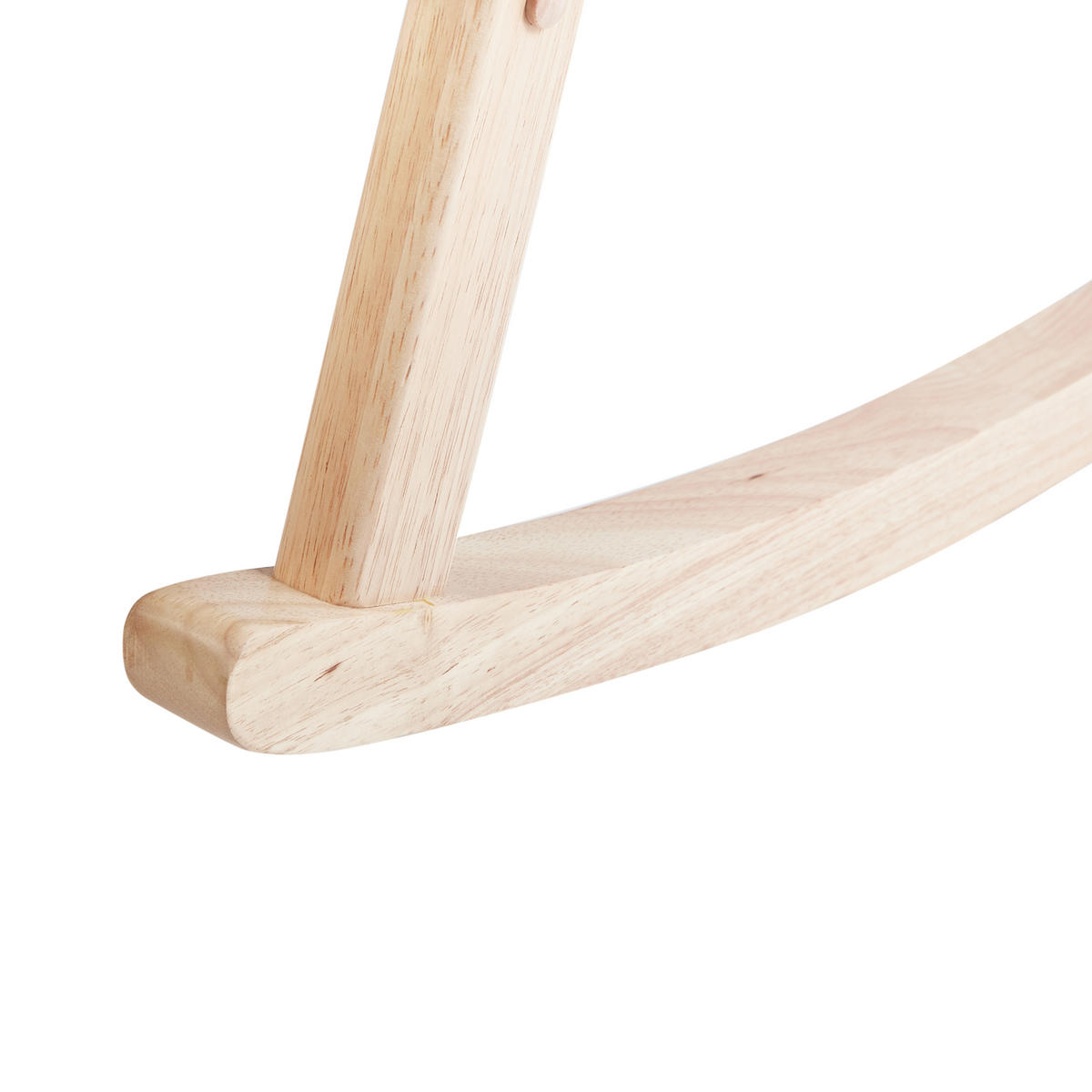 SCHAUKELSESSEL Hellbraun Leknes - Hellbraun/Beige, Textil (63/78/96cm) - Beliani