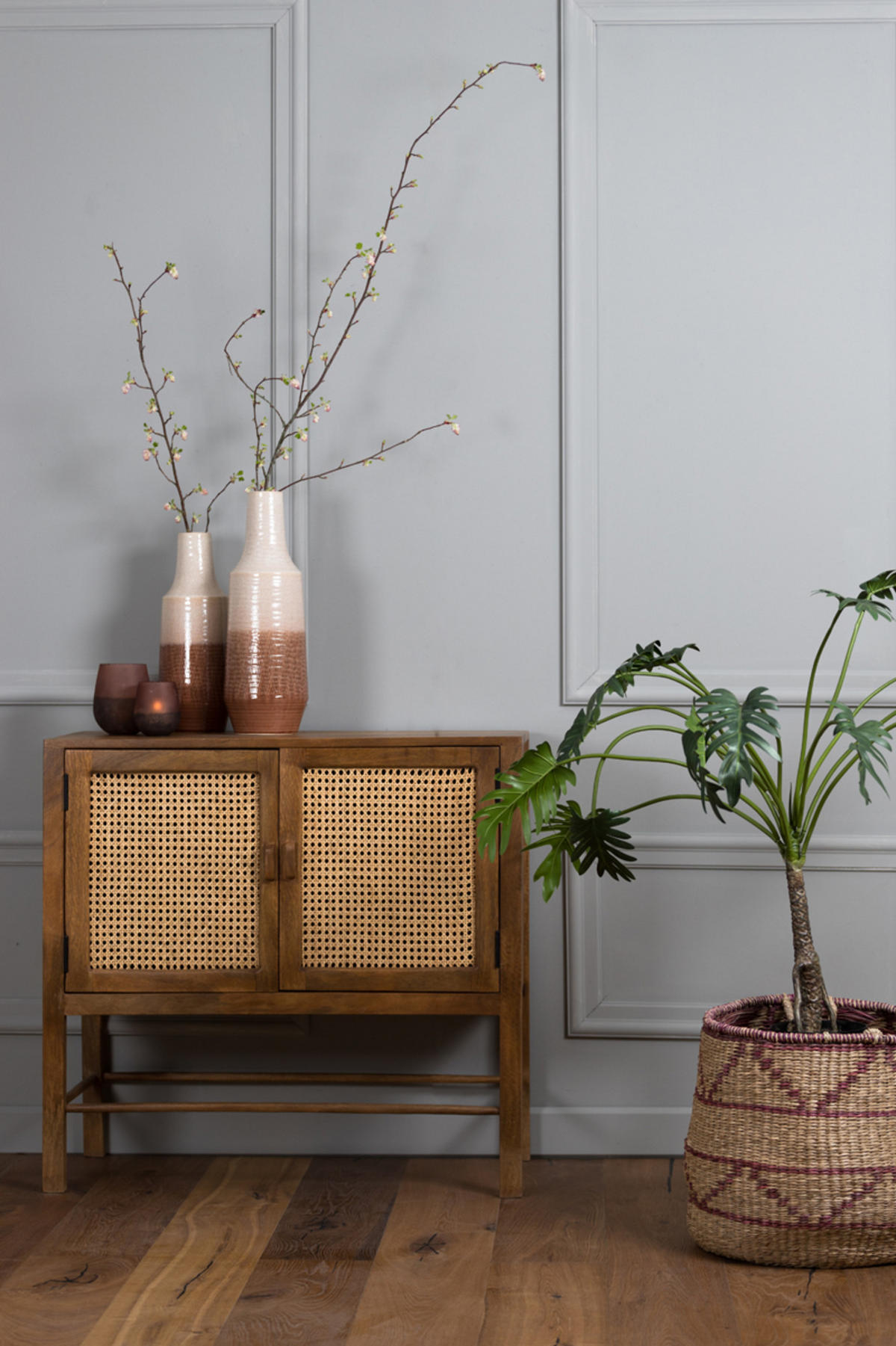 SCHRANK Nipas Braun 88/40/84 cm - Braun, Holz (40/84/88cm) - Light & Living