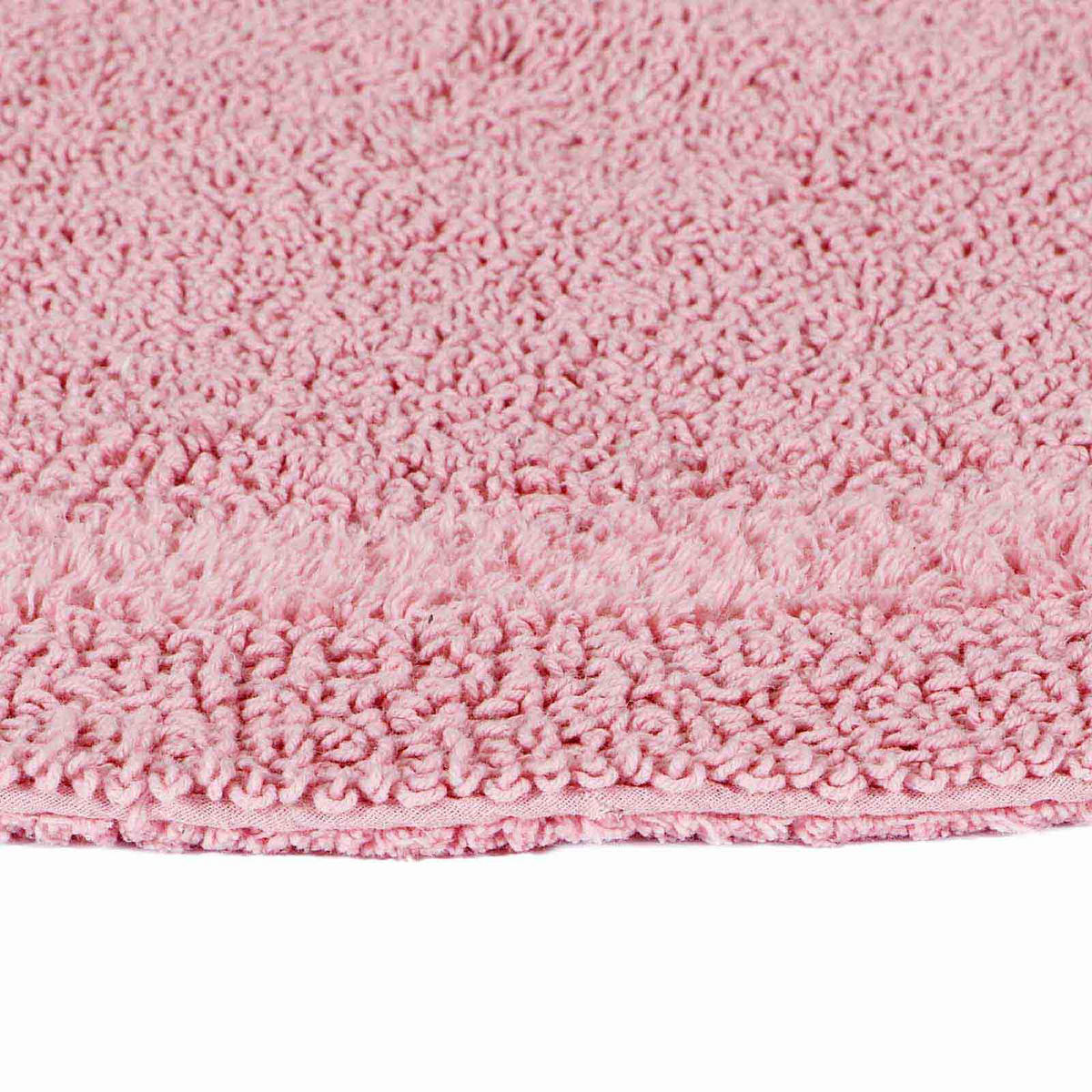 BADEMATTE 70/120 cm, 100% Baumwolle, wendbar - Rosa, Textil (70/120cm) - Homescapes