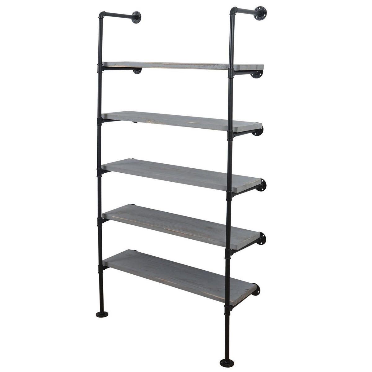 STANDREGAL Grau - Grau, Holz (80/165/28cm) - MCW