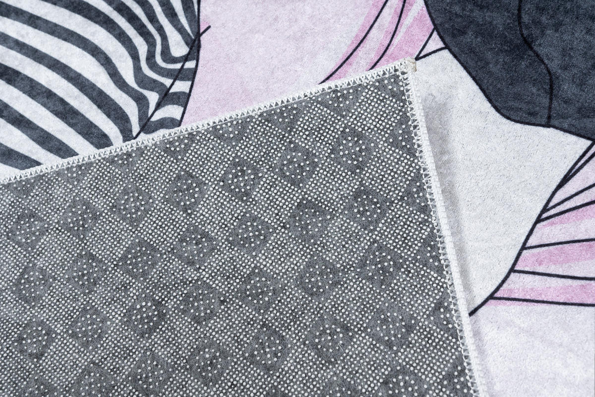 TEPPICH EMMA Grau 120/170 cm - Grau, Kunststoff (120/170cm) - Tapiso