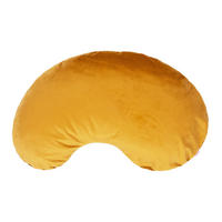 XL-KISSEN-BOHNE Samt&Sonders curry-senf 70/45 cm - Currygelb, Textil (45/70cm) - beties Heimtextil