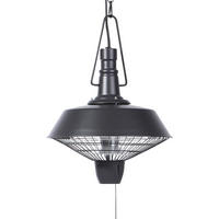TERRASSENSTRAHLER Schwarz Amiata - Schwarz, Metall (36/49/36cm) - Beliani