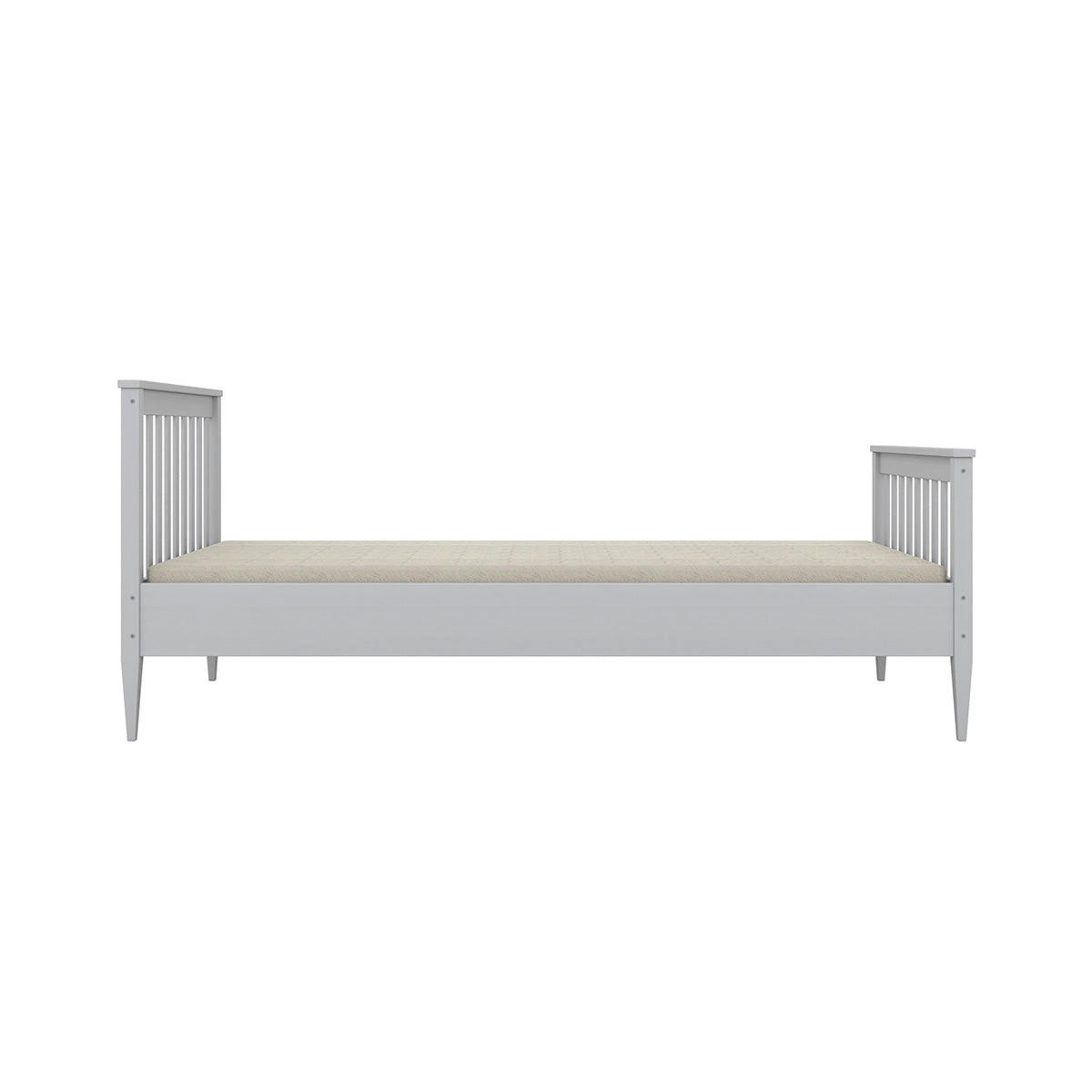 BETT 90/200 Ignas Weiß - Weiß, Holz (90/200cm) - Petits-meubles