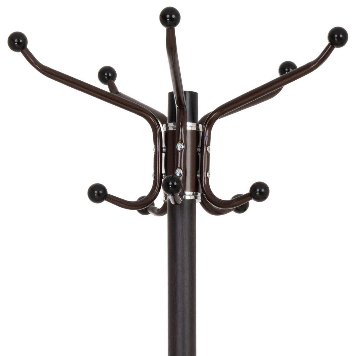 GARDEROBE aus metall 36x172cm - Braun, Metall (36/172/36cm) - Wanderlust