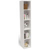 BÜCHERREGAL 180 EX3 Weiß 30/30/180 cm - Weiß, Holzwerkstoff (30/180/30cm) - Matkam Möbel