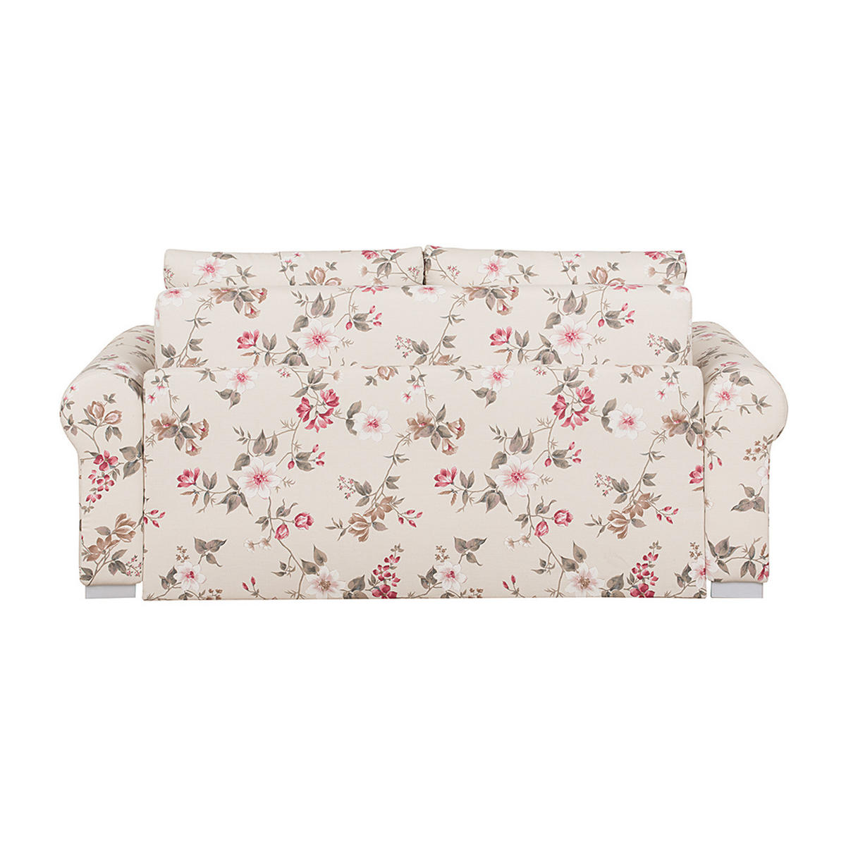 SCHLAFSOFA - Beige/Rosa, Textil (164/90/90cm) - home24