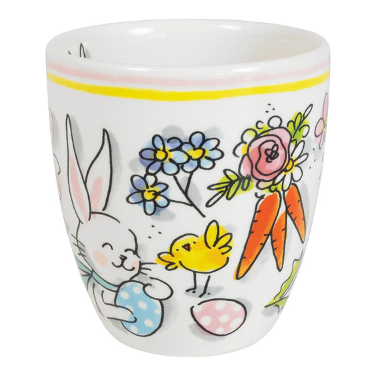 MINI-BECHER Frohe Ostern in Bunt - 200 ml - Multicolor, Keramik (0.2L) - Blond Amsterdam