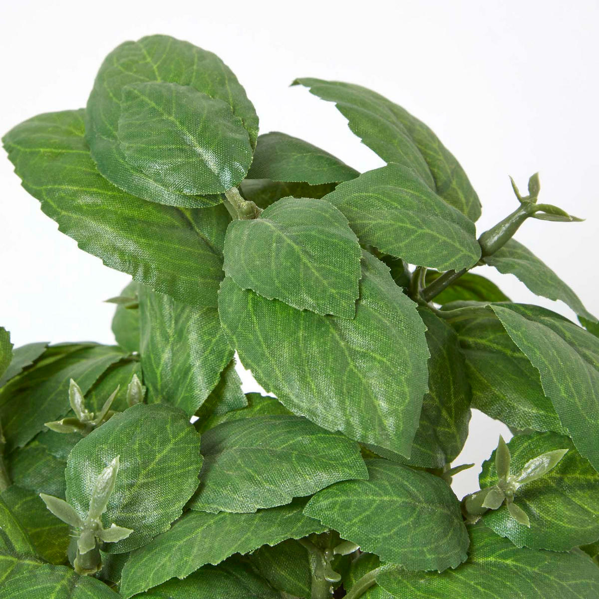 KUNSTPFLANZE Basilikum im Terrakotta-Topf, 18 cm - Grün, Kunststoff (18cm) - Homescapes