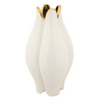 VASE Keramik Potter Ø 21/40 cm - Weiß, Keramik (40cm) - Mauro Ferretti