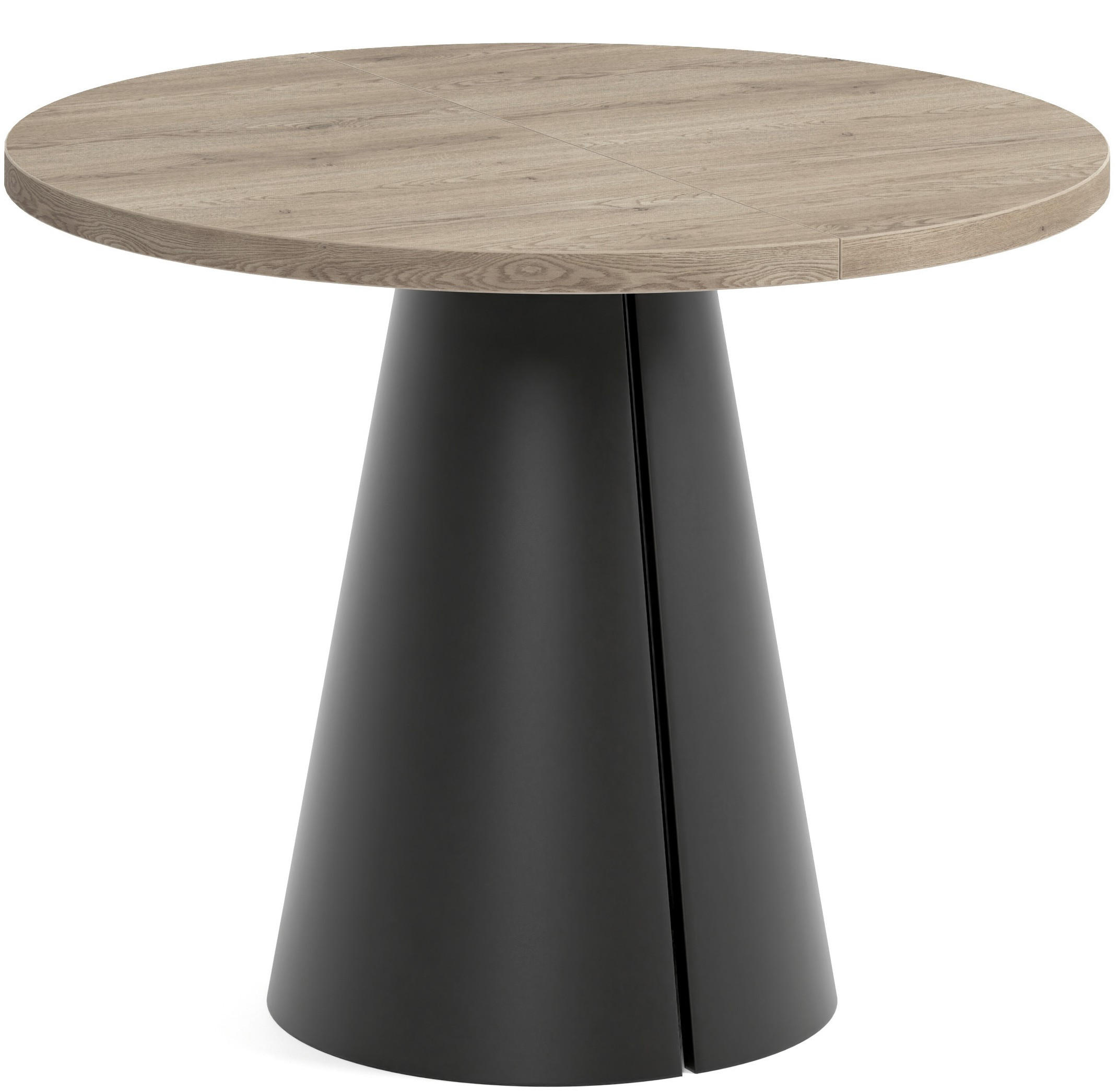 TISCH Schwarz ALMA Ausziehbar 100/176 cm - Eichefarben/Schwarz, Holzwerkstoff (2/100/76cm) - Sepro Meble