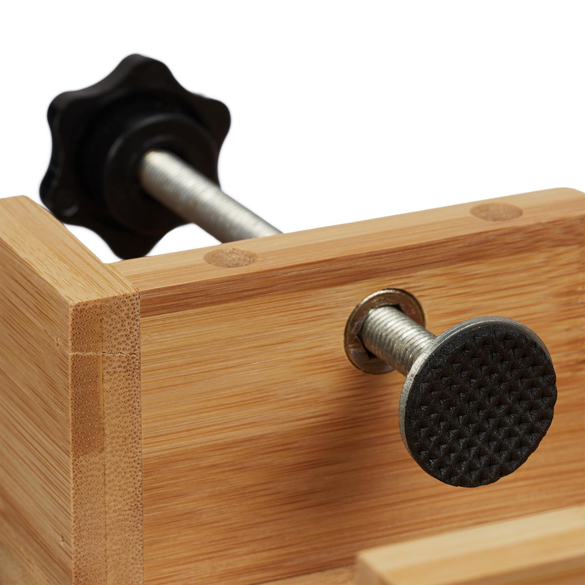 BETTABLAGE - Hellbraun, Holz (36/11.5/24.5cm) - Relaxdays