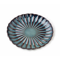 DESSERTTELLER Evie Evie Blau 20.5/20.5/3 cm Keramik - Blau, Keramik (20.5cm) - Mondex