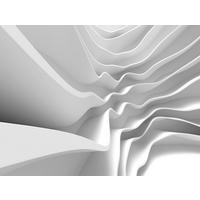 FOTOTAPETE 3D Muster 375 x 270 cm - Weiß, Papier (375/270cm) - Sanders & Sanders