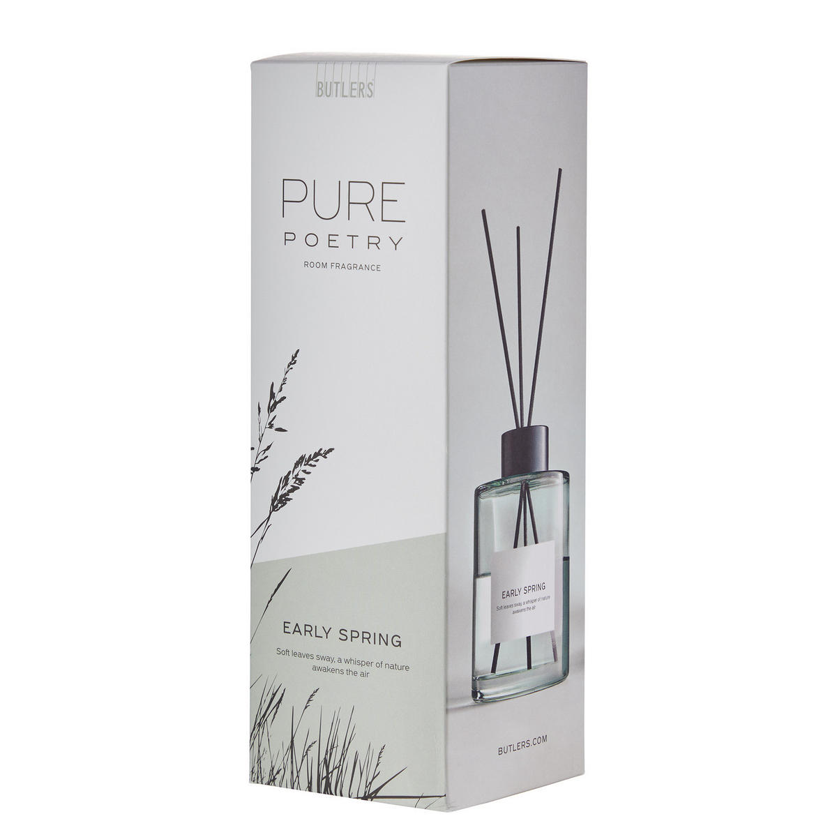 RAUMDUFT Pure Poetry Early Spring 150ml - Salbeigrün, Glas (8/24/8cm) - Butlers