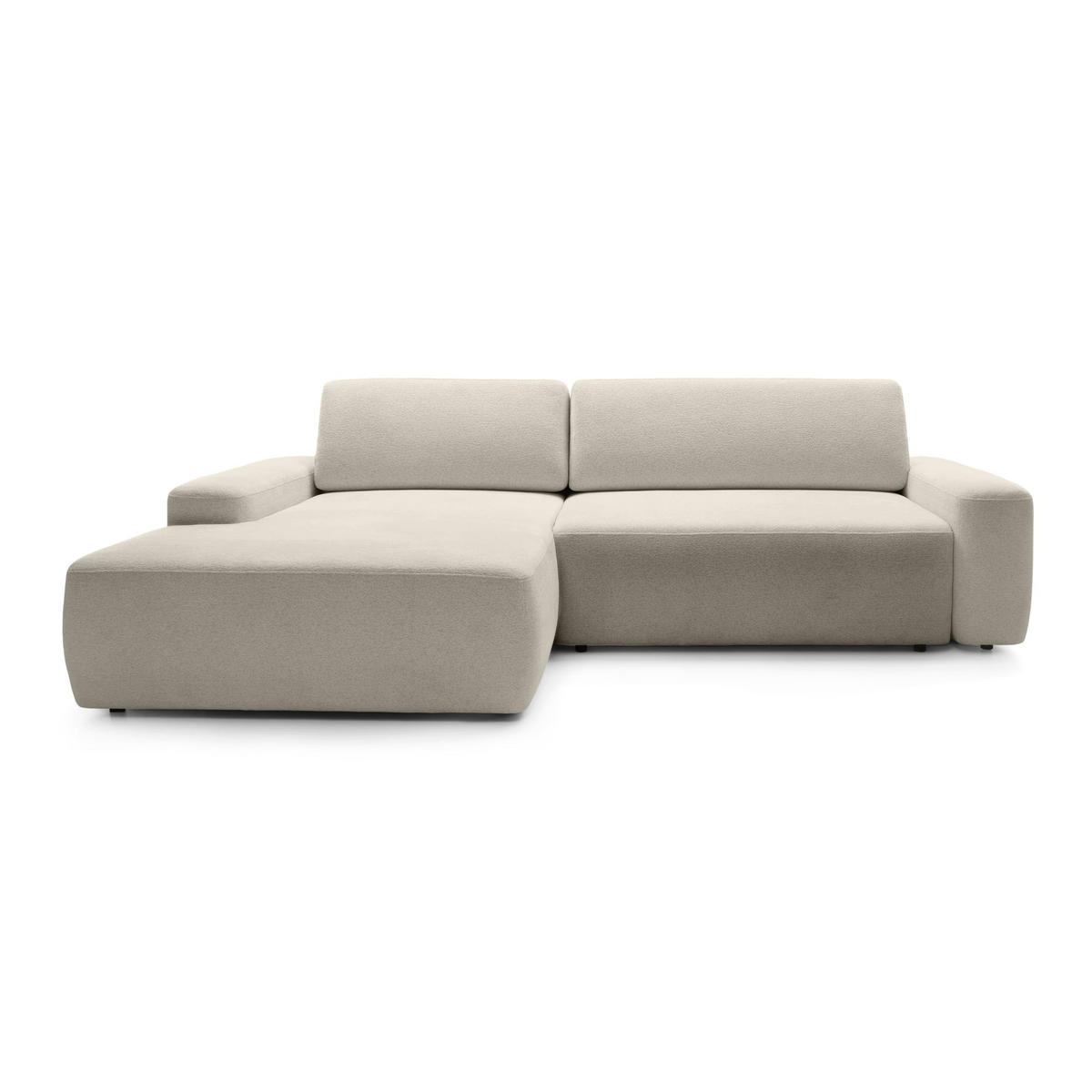 ECKSOFA Bamby Beige 264 cm - Beige, Textil (264/82/162cm) - Pillovely