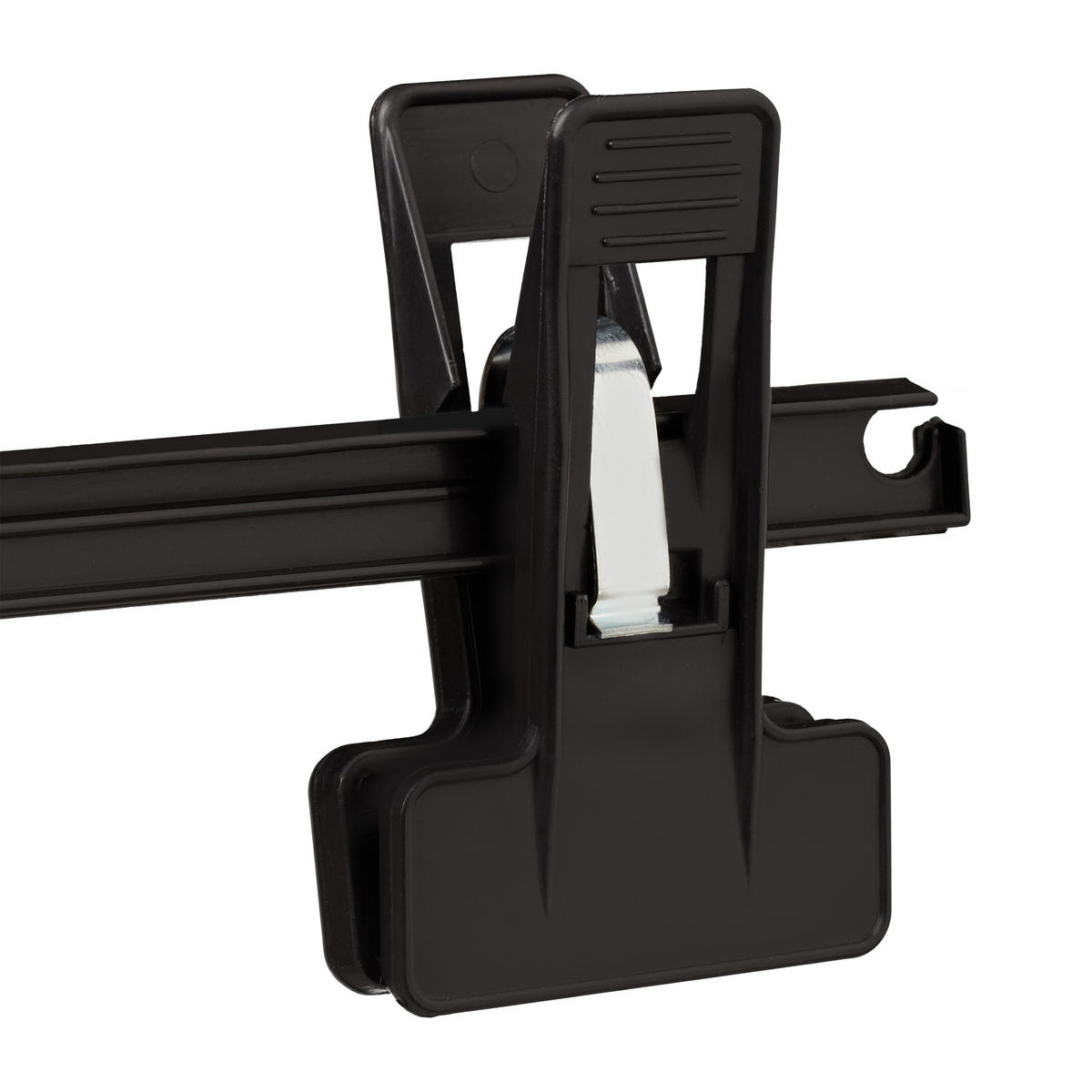 10XKLJUKICE za hlače - črna, kovina/umetna masa (36/14/3cm) - Relaxdays