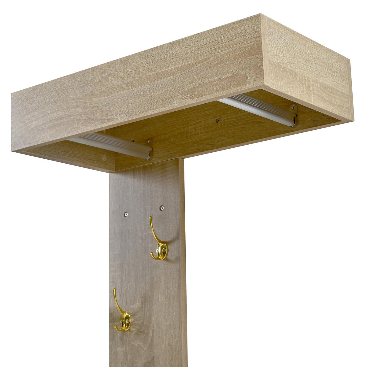 SCHUHSCHRANK aus Spanplatte 130x30x174cm in Weiß mit Schuhschrank - Weiß, Holzwerkstoff (130/174/30cm) - Modfu