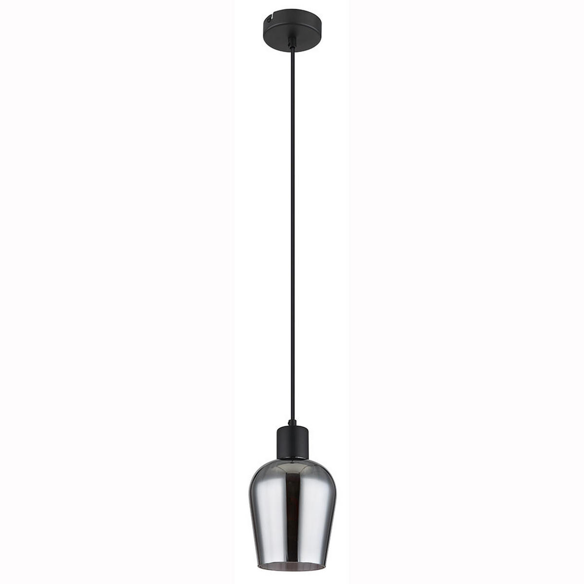 HÄNGELEUCHTE Rauchglas Grau - Grau, Glas (13.5/13.5/150cm) - Globo Lighting