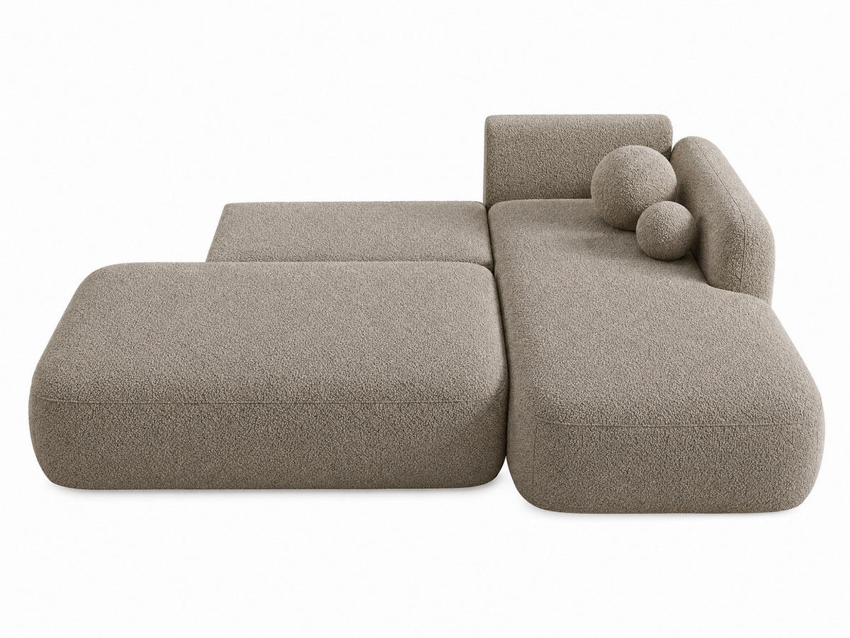 ECKSOFA Neto, Seite: Links - Schwarz/Weiß, Holz/Kunststoff (300/187cm) - Sofnet
