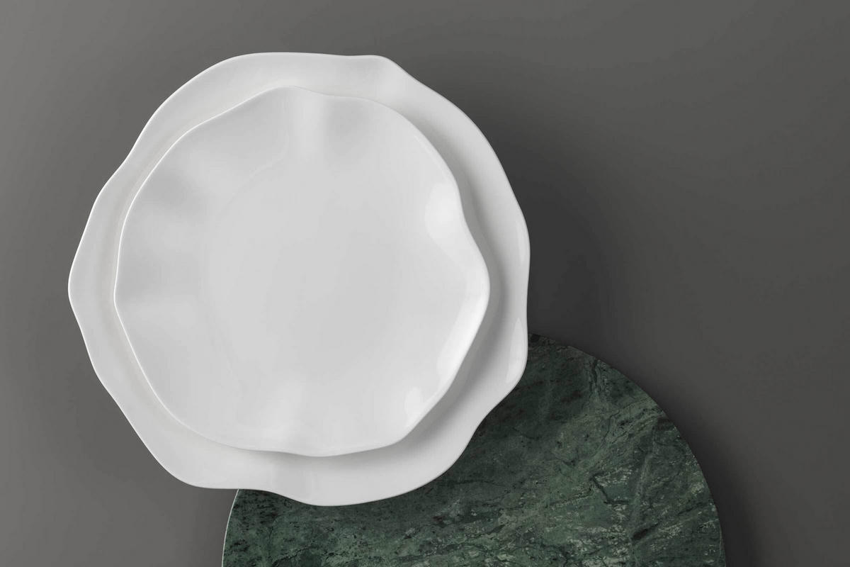 TELLER-SET Pura weiß 18er Set - Weiß, Keramik (1/1/1cm) - Villeroy & Boch