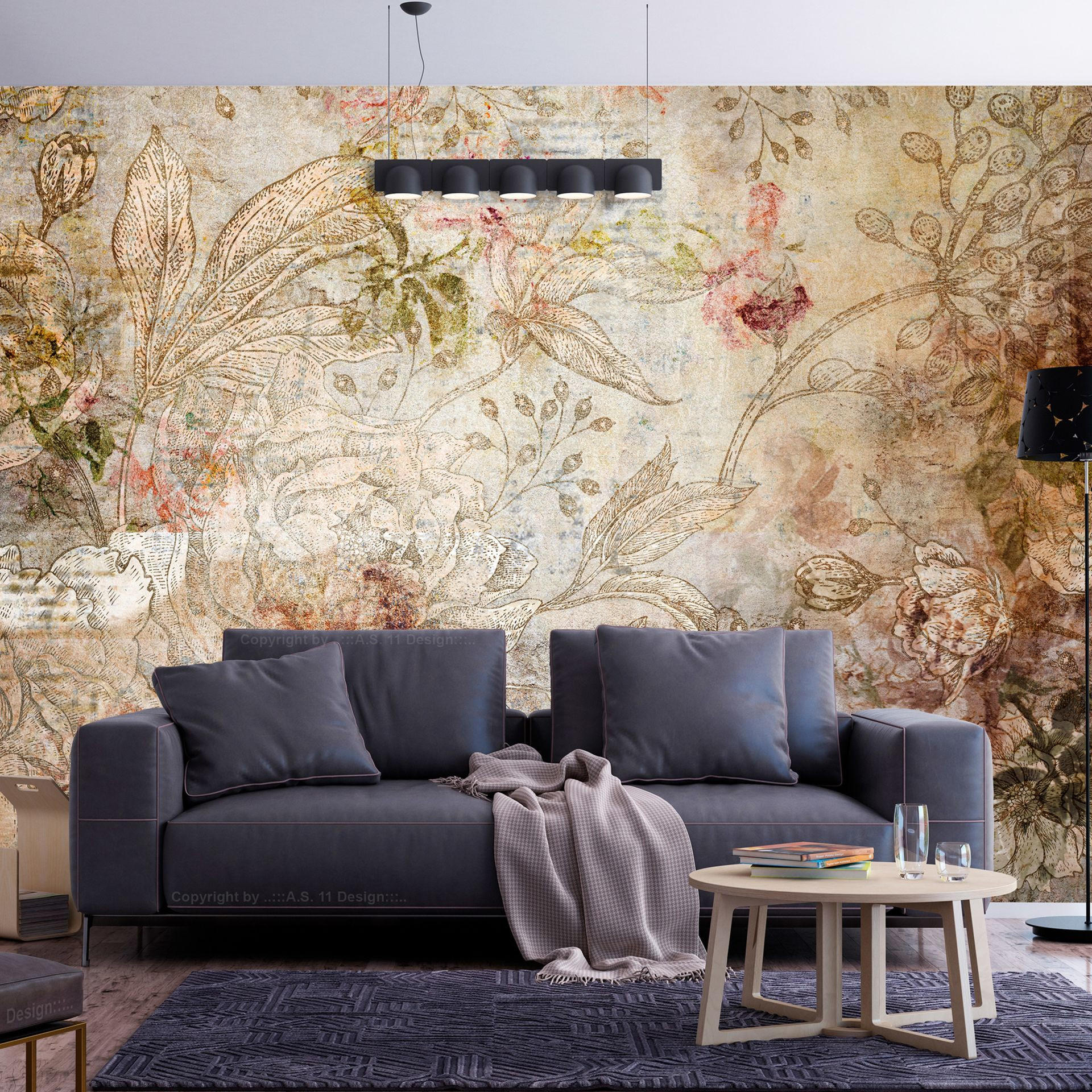 VLIESTAPETE Bunt 100/70 cm - Multicolor, Textil (100/1cm) - KUNSTLOFT