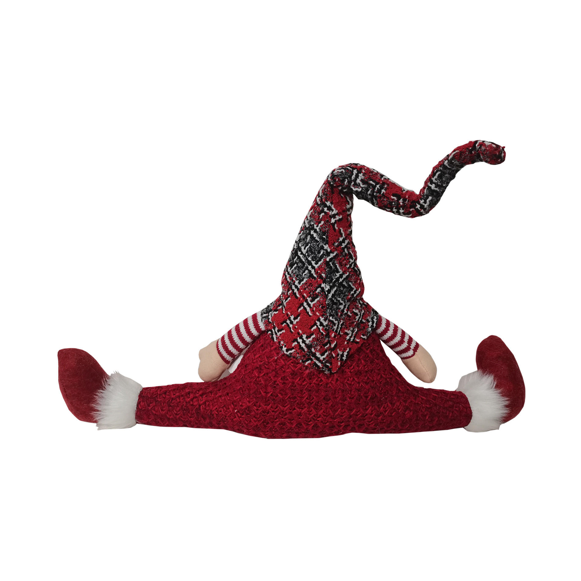 TÜRSTOPPER WEIHNACHTSMANN Rot 15/52/52 cm - Rot, Textil (15/52/52cm) - Mobili Rebecca