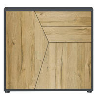KOMMODE Benny Fronten in Eiche Natur - Eichefarben, Holzwerkstoff (79/74/36cm) - Vladon