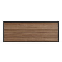 WASCHBECKENUNTERSCHRANK - 120 cm x 45.8 cm - Holz, Platte - Schwarz, Naturfarben Dunkel - BANIVA - Schwarz/Naturfarben, Holz (120/45/45.8cm) - Vente-Unique
