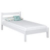 BETT N01 Weiß 120/180 - Weiß, Naturmaterialien/Holz (120/180cm) - N-Wood