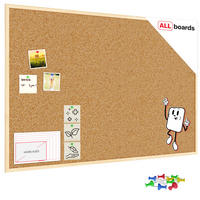 PINNWAND mit Naturholzrahmen 120x80cm - Braun, Holz (120/80/0.9cm) - ALLboards