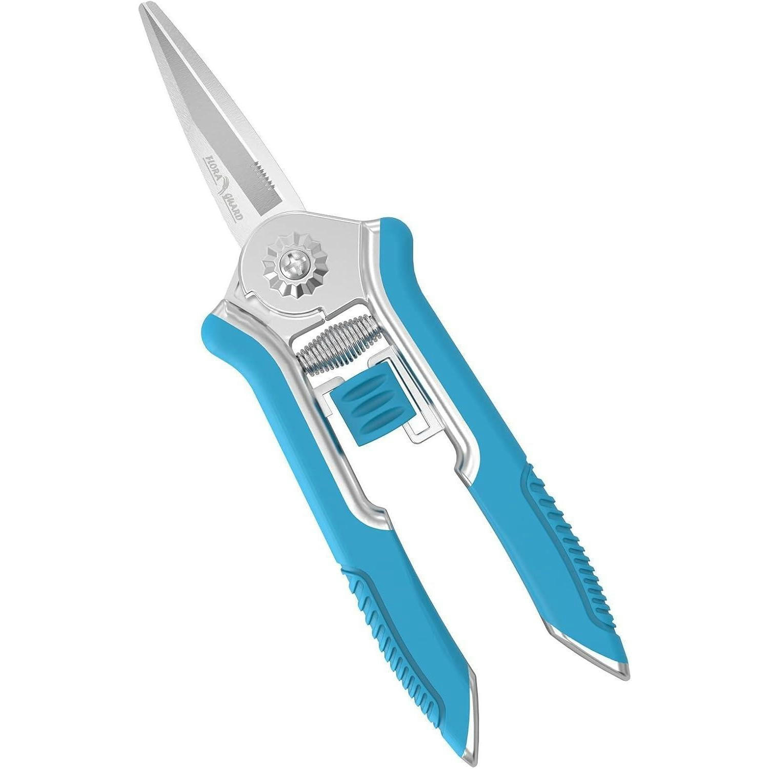 GARTENSCHERE 16,5 cm mit Soft-Touch-Griff Blau - Blau, Metall (6/1.5/16.5cm)