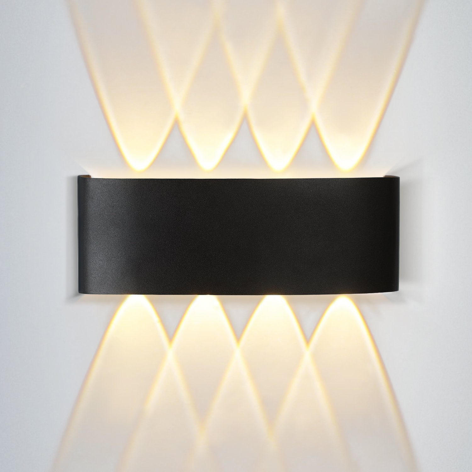 LED WANDLEUCHTE Herz - Schwarz, Metall (5/8/22cm) - Nettlife