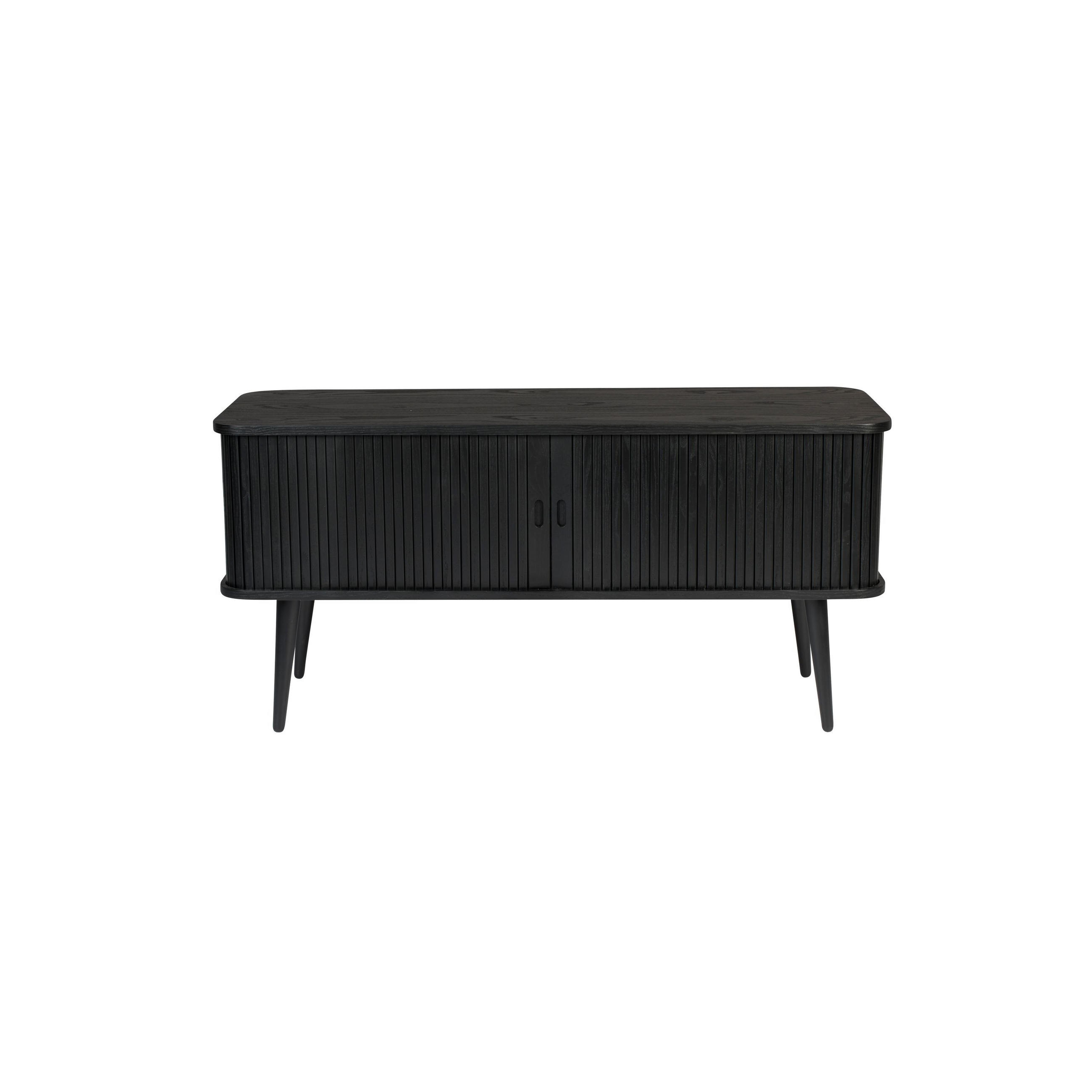SIDEBOARD Barbier Schwarz - Schwarz, Holzwerkstoff (120/57.5/40cm) - Zuiver