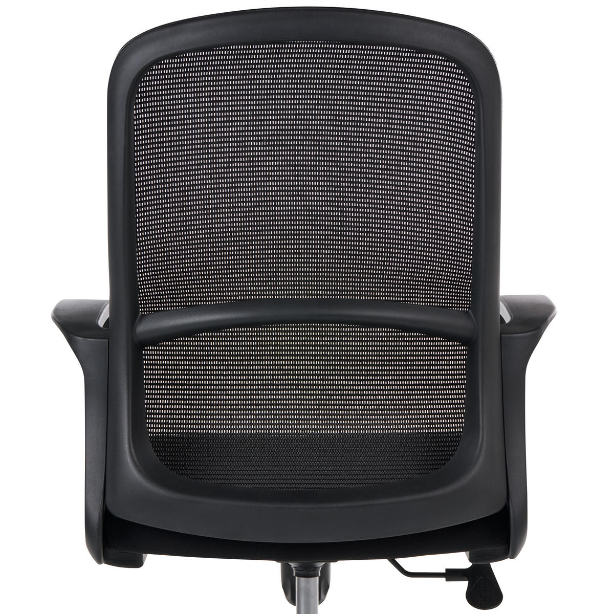 BÜROSTUHL Schwarz Senta - Schwarz, Textil (60/97/65cm) - Beliani