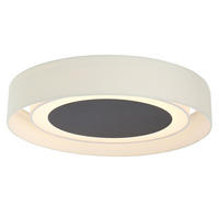 LED DECKENLEUCHTE Metall Beige - Beige, Metall (60/60/12cm)