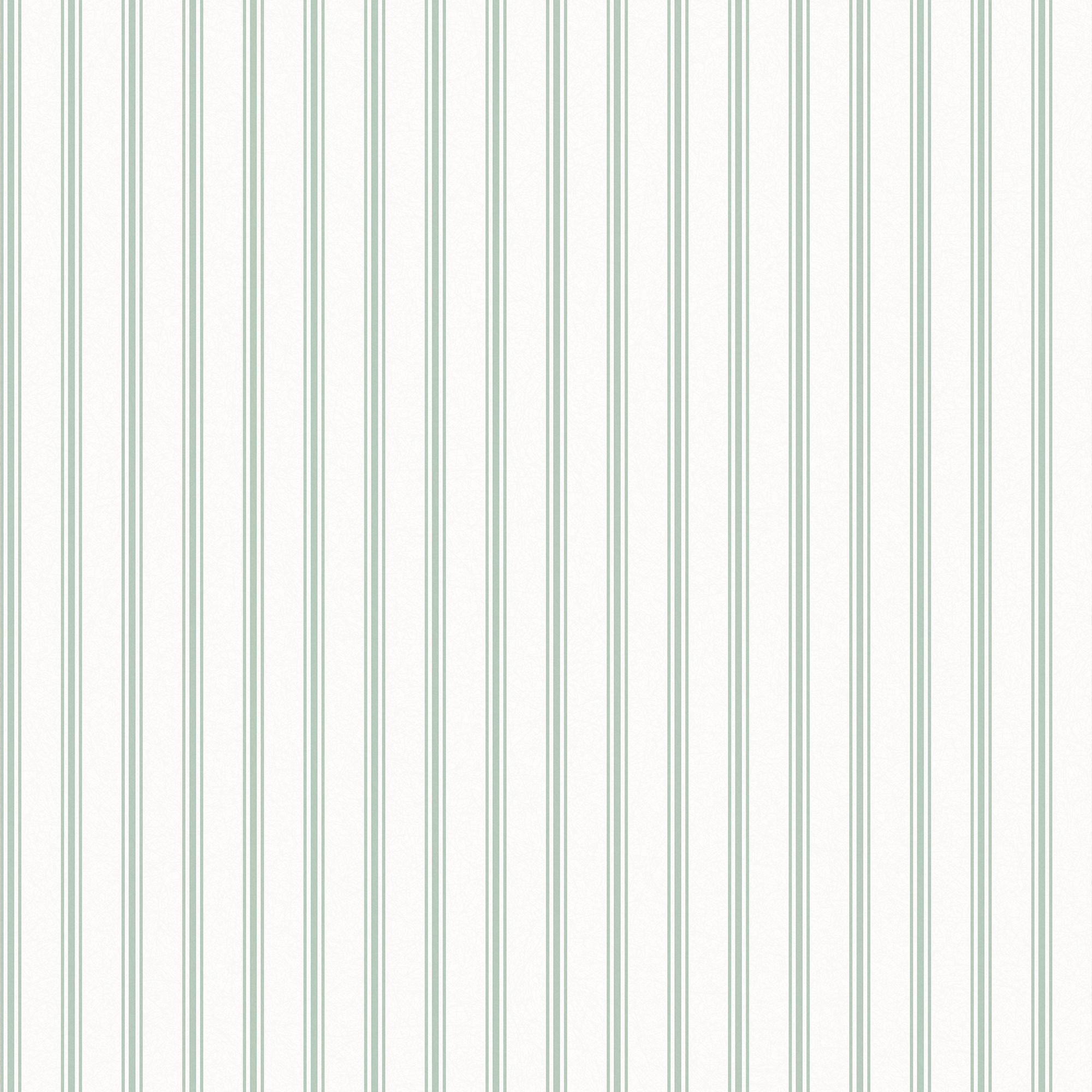 VLIESTAPETE Farnworth Stripe Salbei Grün | Grün | Streifen | 10mx52cm - Grün, Papier/Kunststoff (52/1000cm) - Graham & Brown