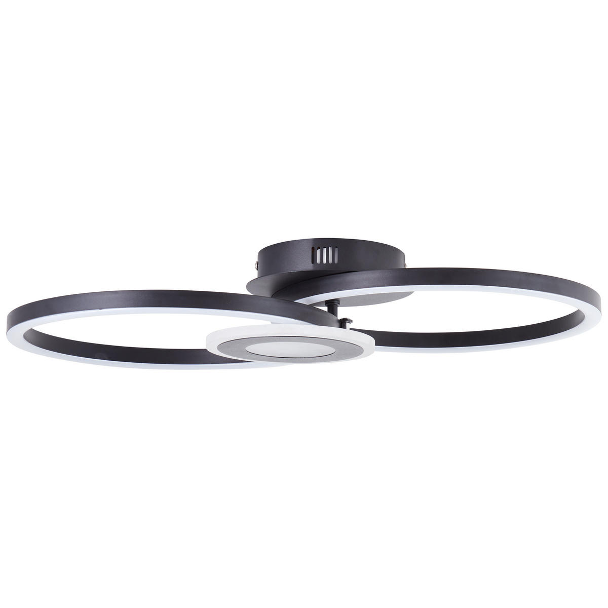 DECKENLEUCHTE Bray G99904A06 - Schwarz, Metall (30/52/8.5cm) - Brilliant