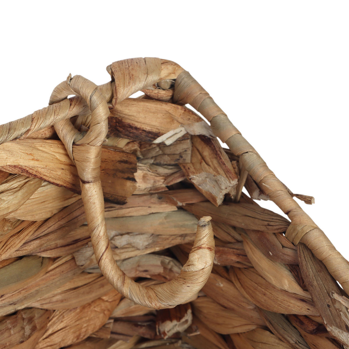 AUFBEWAHRUNGSKORB - Hellbraun, Textil/Metall (16/42/14cm) - Relaxdays