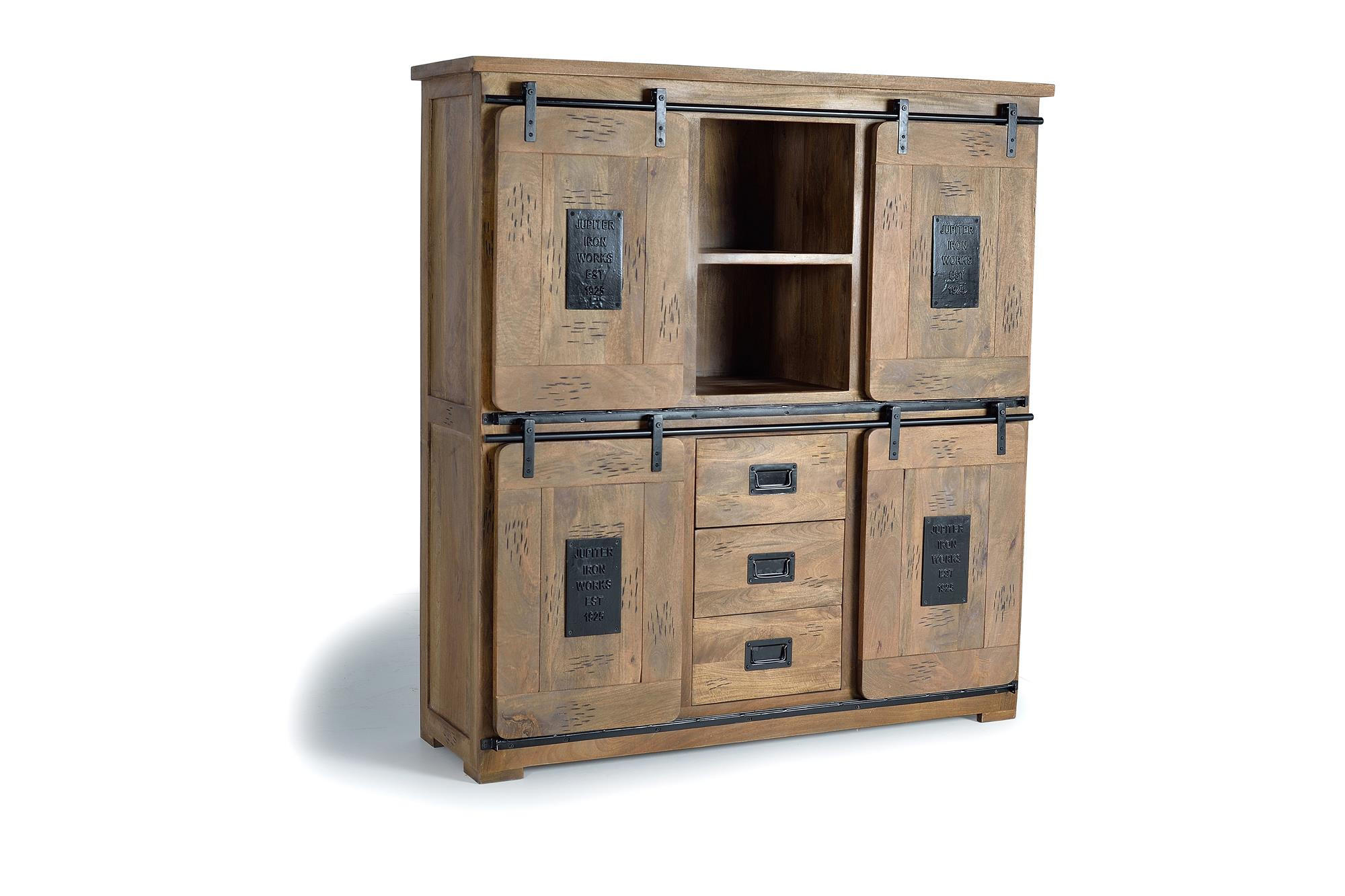 Giner y Colomer Sideboard Braun 45x160x150 cm