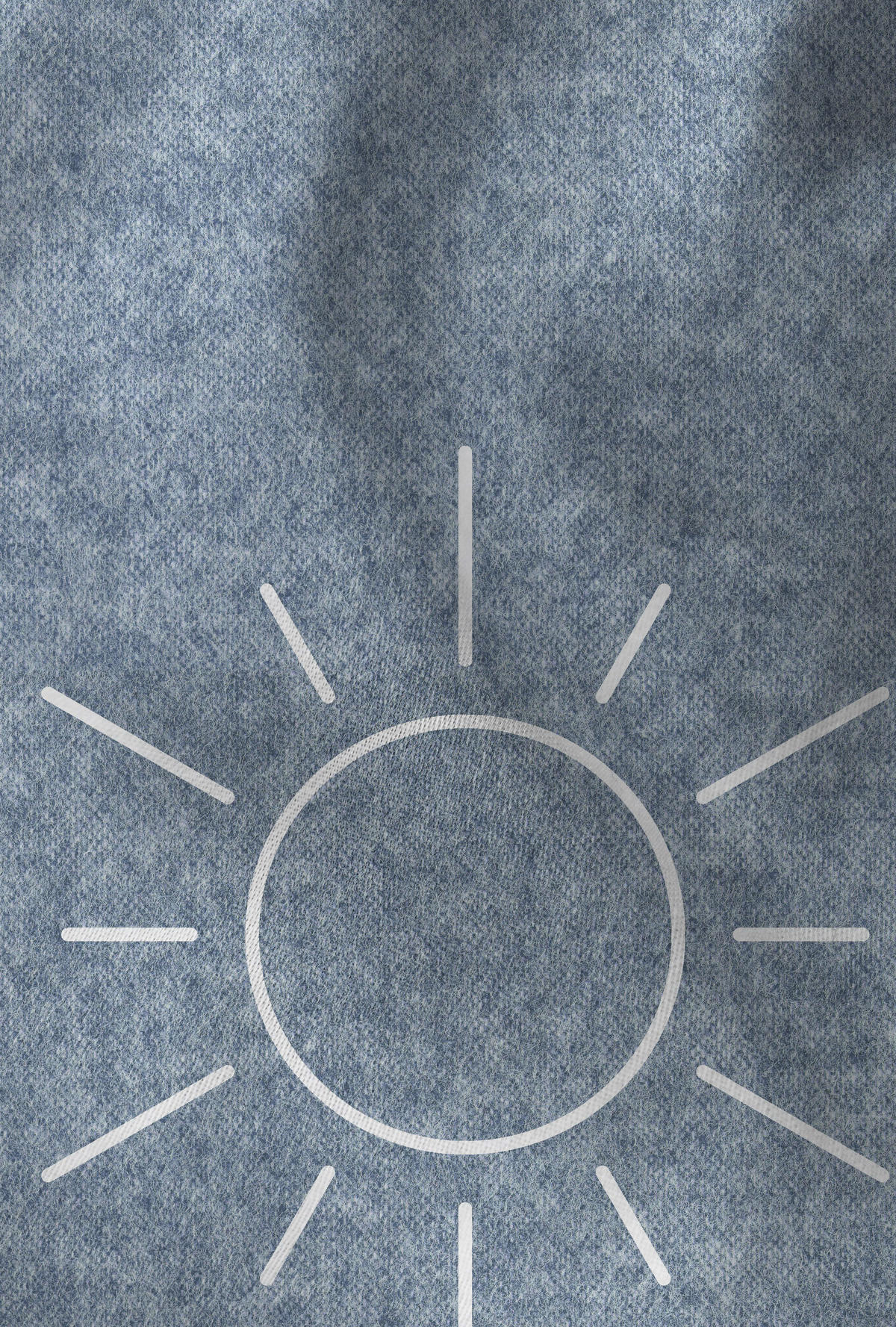 BETTWÄSCHE-GARNITUR Premium Melange Lokomotive blau, 100x135 cm + 40x60 cm - Blau, Textil (100/135cm) - biberna