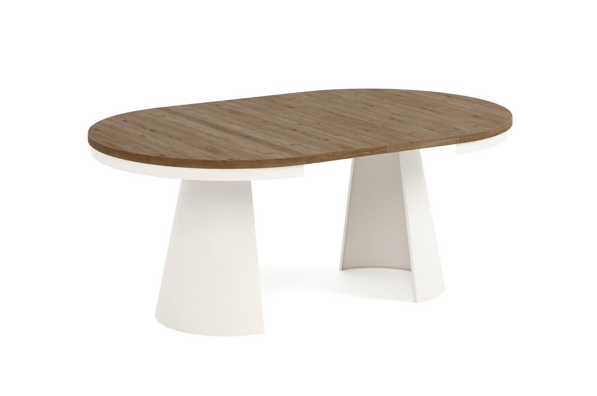 ESSTISCH CALMA Bis - Wildeiche/Kaschmir, Holzwerkstoff/Metall (120/120/76cm) - Meblini